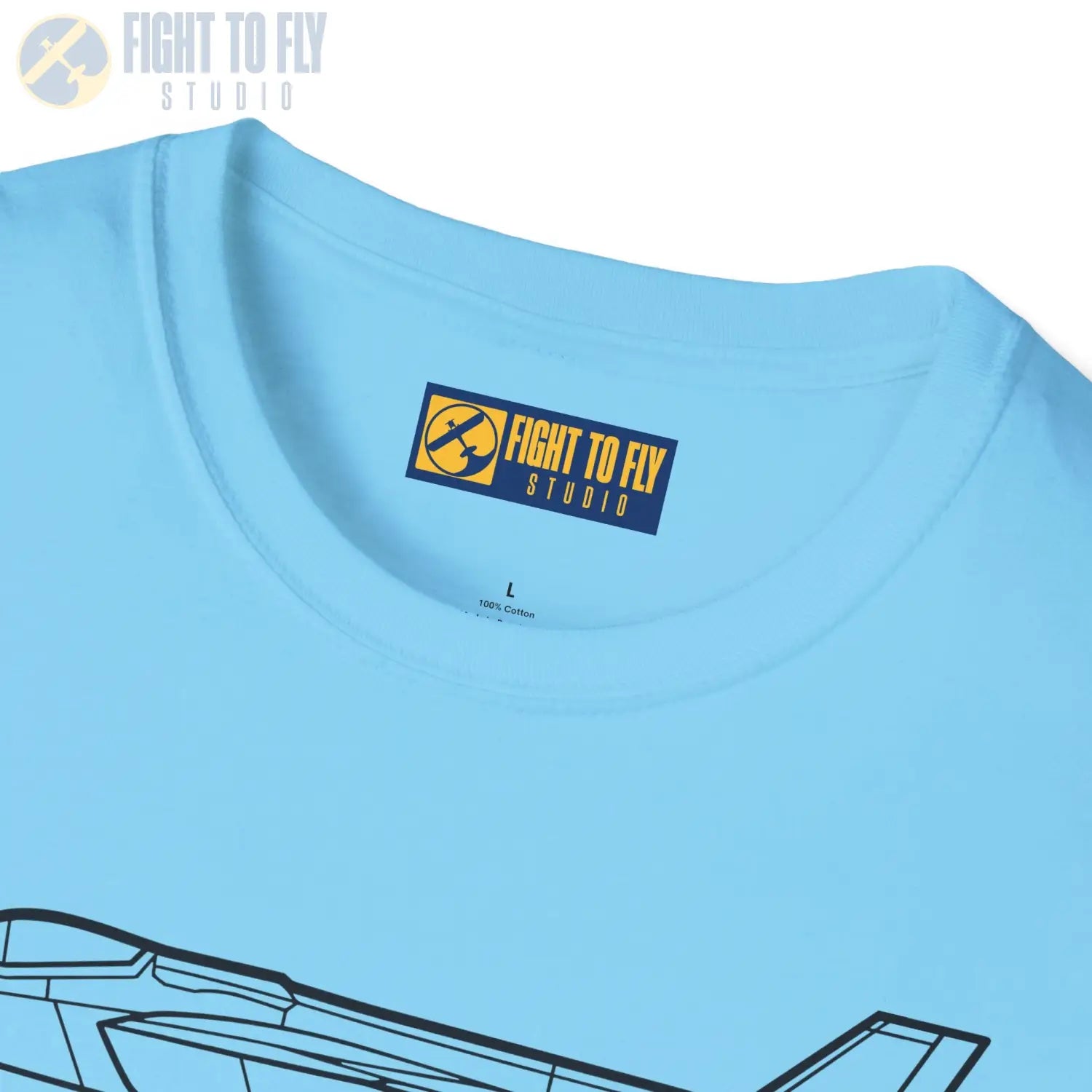 F-35A Lightning II Side View T-Shirt - Pilot gifts - WWII warbird t-shirt