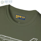 F-35C Lightning II Side View T-Shirt - Pilot gifts - WWII warbird t-shirt