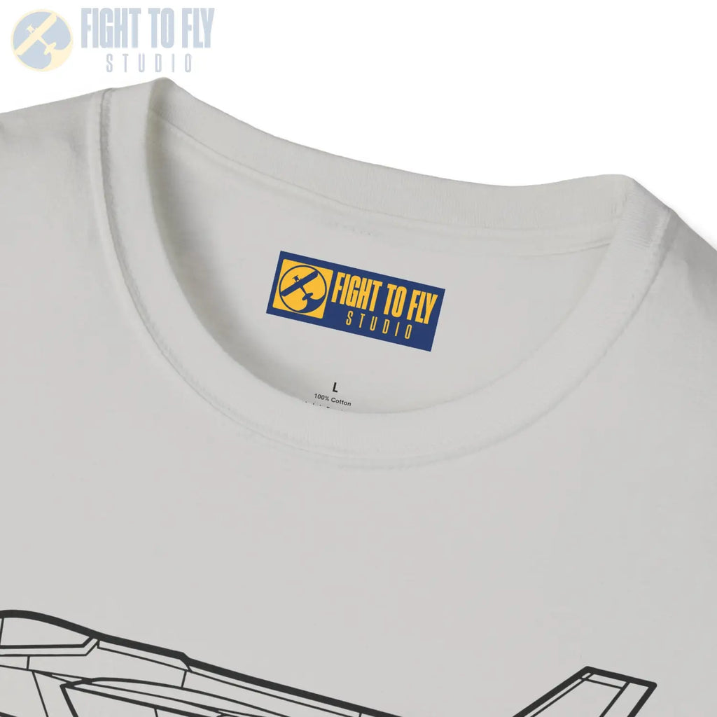 F-35C Lightning II Side View T-Shirt - Pilot gifts - WWII warbird t-shirt