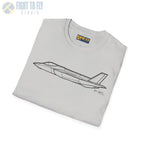 F-35C Lightning II Side View T-Shirt - Pilot gifts - WWII warbird t-shirt