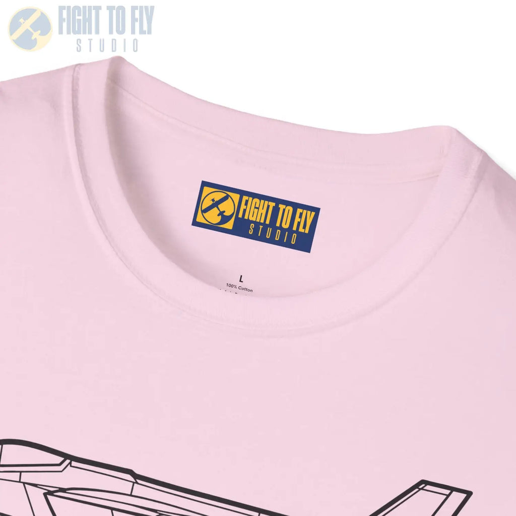 F-35C Lightning II Side View T-Shirt - Pilot gifts - WWII warbird t-shirt