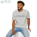 F-35C Lightning II Side View T-Shirt - Pilot gifts - WWII warbird t-shirt