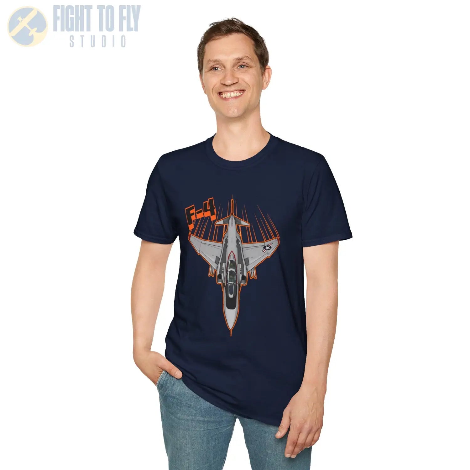 F-4 Phantom Comic Style T-Shirt - Pilot gifts - WWII warbird t-shirt