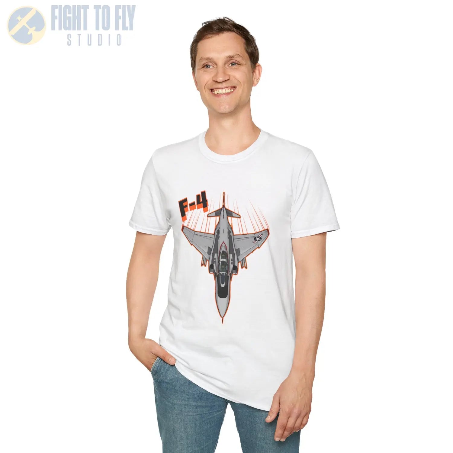 F-4 Phantom Comic Style T-Shirt - Pilot gifts - WWII warbird t-shirt