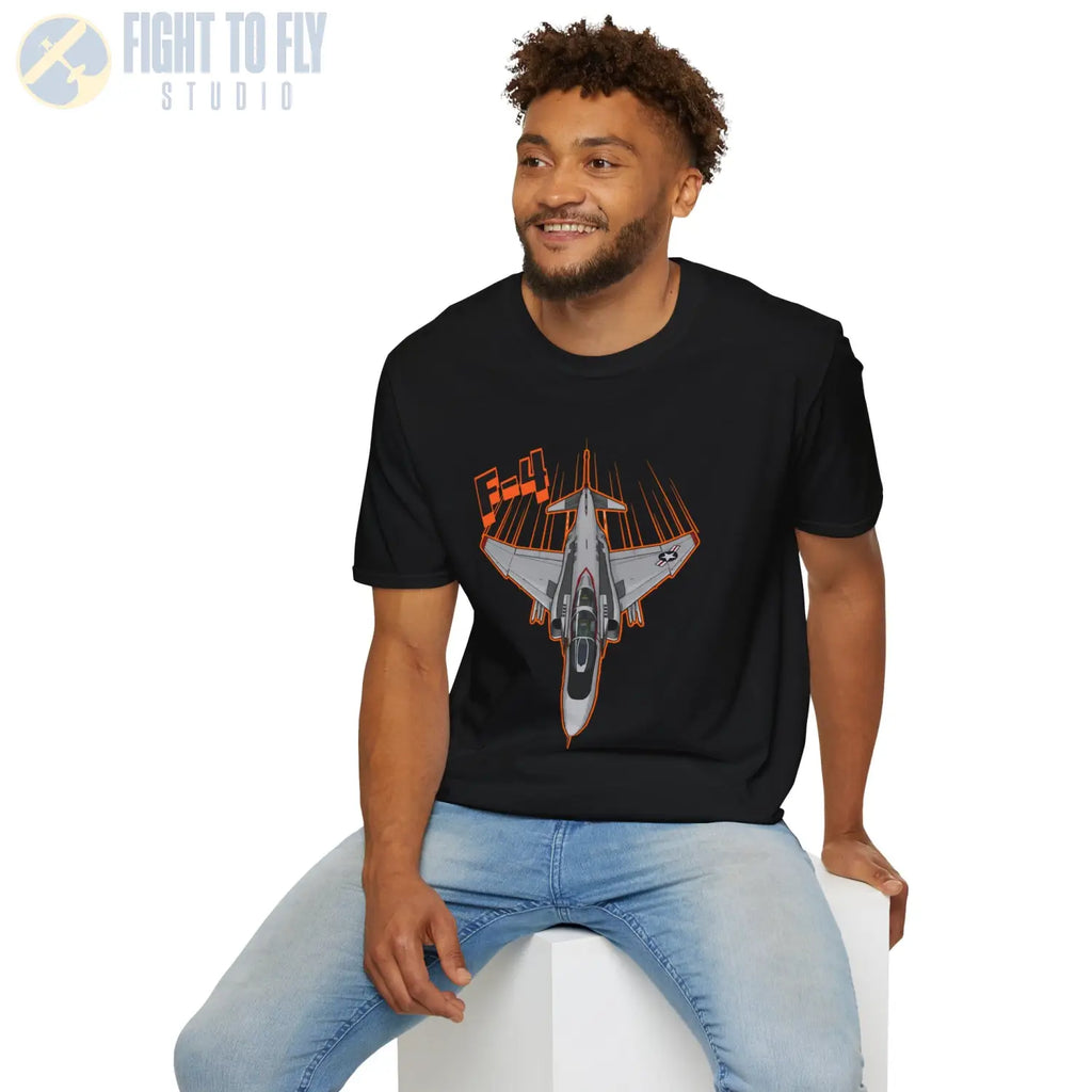 F-4 Phantom Comic Style T-Shirt - Pilot gifts - WWII warbird t-shirt