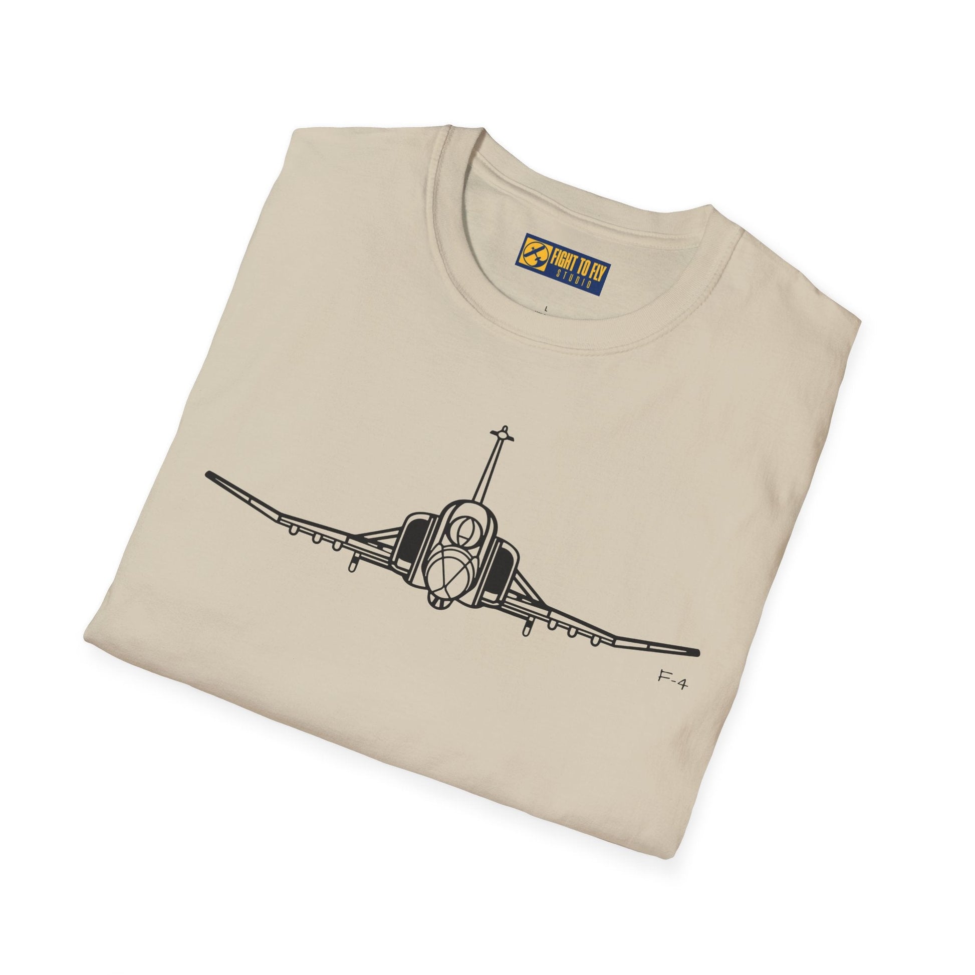 F-4 Phantom Front View T-Shirt – II Head-On Fighter Jet Tee - Pilot gifts - WWII warbird t-shirt