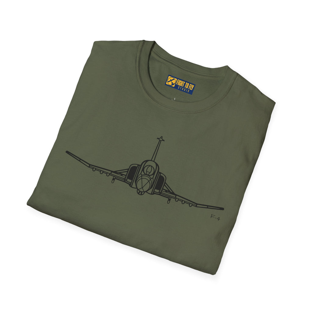 F-4 Phantom Front View T-Shirt – II Head-On Fighter Jet Tee - Pilot gifts - WWII warbird t-shirt