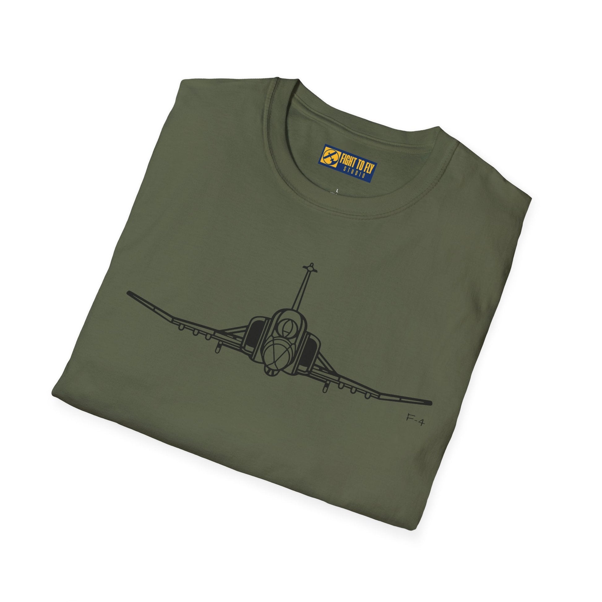 F-4 Phantom Front View T-Shirt – II Head-On Fighter Jet Tee - Pilot gifts - WWII warbird t-shirt