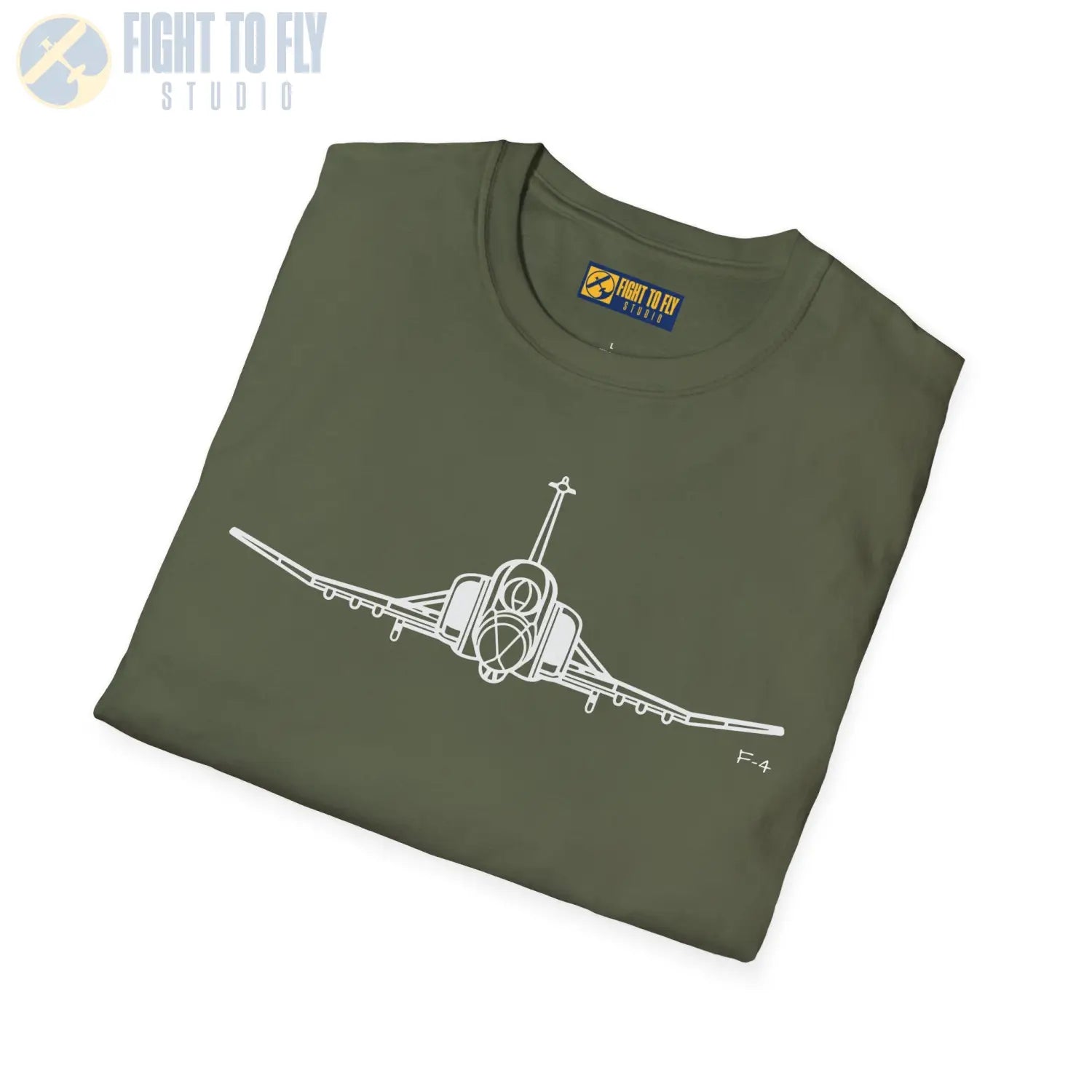 F-4 Phantom Front View T-Shirt - Pilot gifts - WWII warbird t-shirt