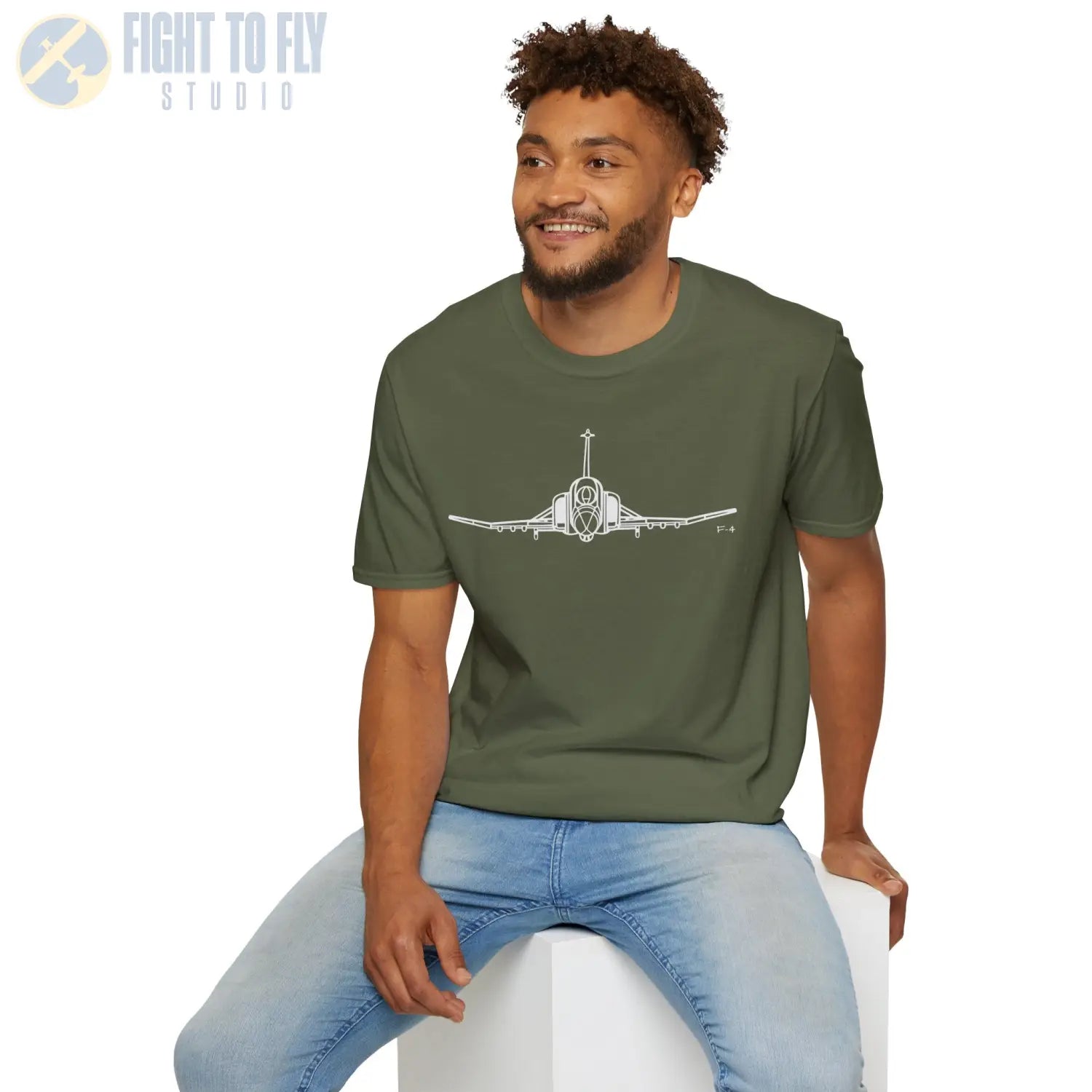 F-4 Phantom Front View T-Shirt - Pilot gifts - WWII warbird t-shirt