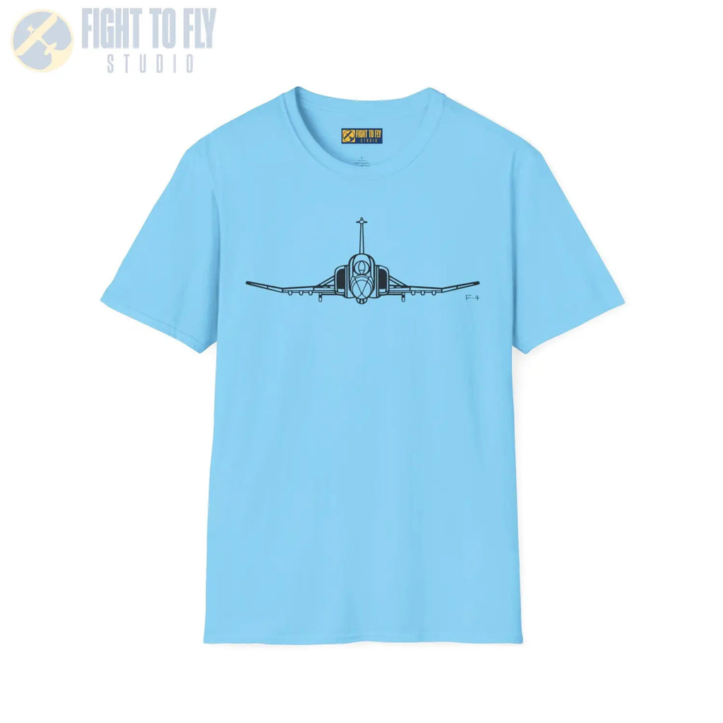 F-4 Phantom Front View T-Shirt - Pilot gifts - WWII warbird t-shirt
