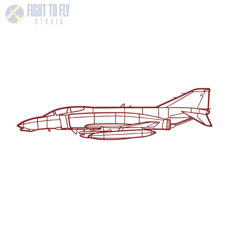 F-4 Side Navy Die Cut Metal Wall Art - Sign - Pilot gifts - WWII warbird t-shirt