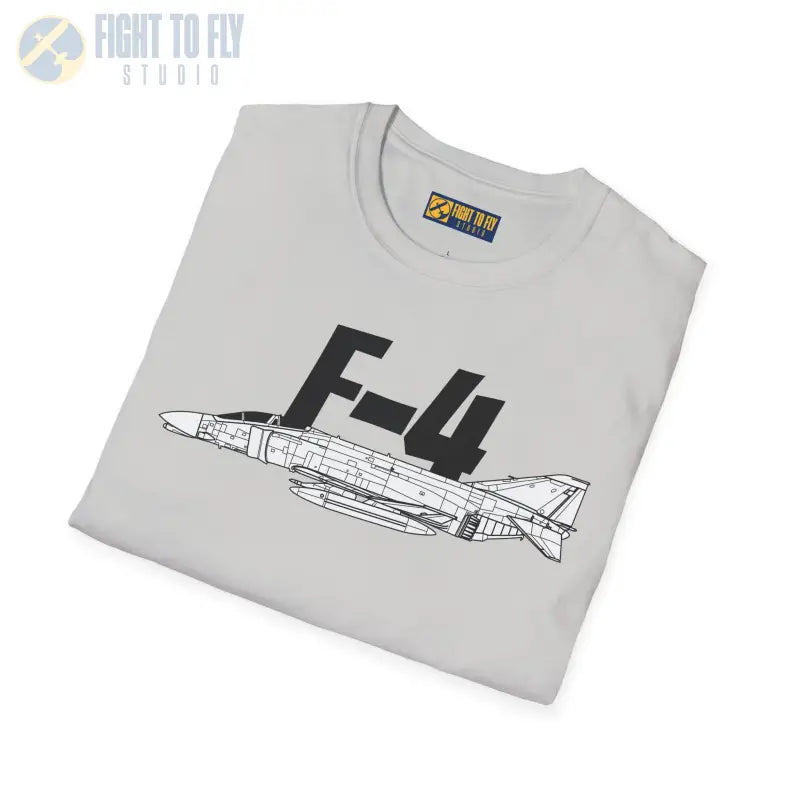 F-4 Side Profile T-Shirt – Twin-Engine Supersonic Jet Tee - Pilot gifts - WWII warbird t-shirt