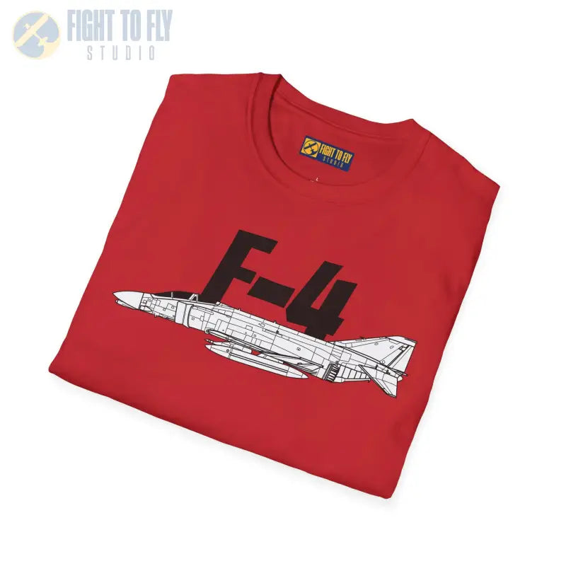 F-4 Phantom Side Profile T-Shirt - Pilot gifts - WWII warbird t-shirt