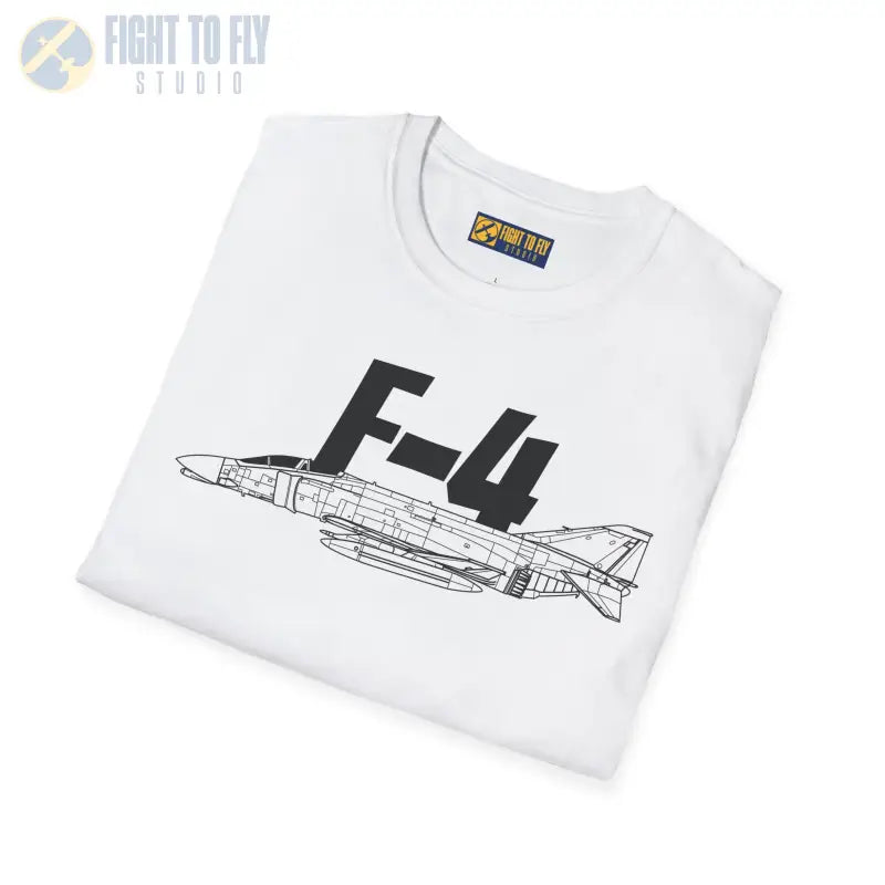 F-4 Phantom Side Profile T-Shirt - Pilot gifts - WWII warbird t-shirt