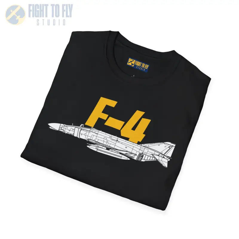 F-4 Side Profile T-Shirt – Twin-Engine Supersonic Jet Tee - Pilot gifts - WWII warbird t-shirt