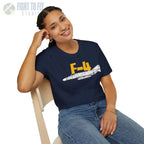 F-4 Phantom Side Profile T-Shirt - Pilot gifts - WWII warbird t-shirt