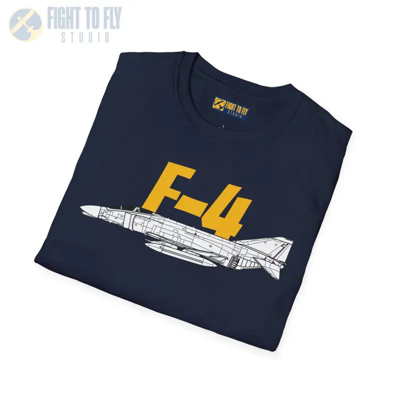 F-4 Side Profile T-Shirt – Twin-Engine Supersonic Jet Tee - Pilot gifts - WWII warbird t-shirt