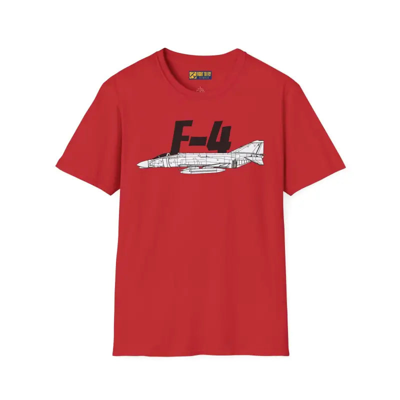 F-4 Side Profile T-Shirt – Twin-Engine Supersonic Jet Tee - Pilot gifts - WWII warbird t-shirt
