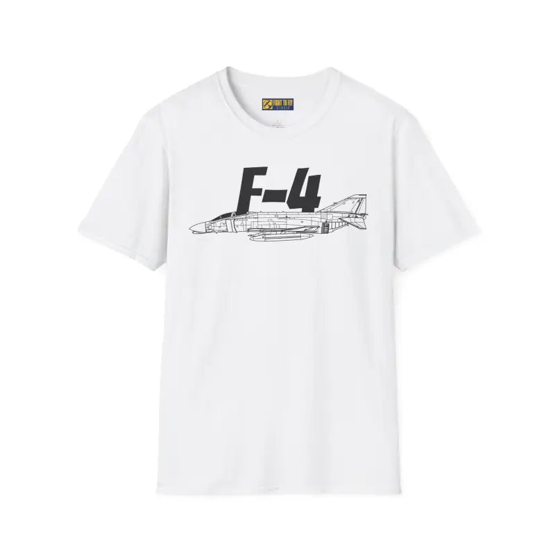F-4 Side Profile T-Shirt – Twin-Engine Supersonic Jet Tee - Pilot gifts - WWII warbird t-shirt