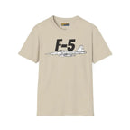 F-5 Tiger II Side Profile T-Shirt - Pilot gifts - WWII warbird t-shirt