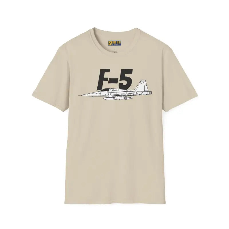 F-5 Side Profile T-Shirt – Light Jet Fighter Tee - Pilot gifts - WWII warbird t-shirt