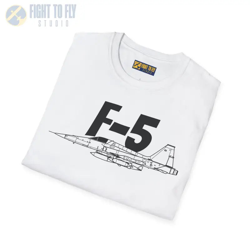 F-5 Side Profile T-Shirt – Light Jet Fighter Tee - Pilot gifts - WWII warbird t-shirt