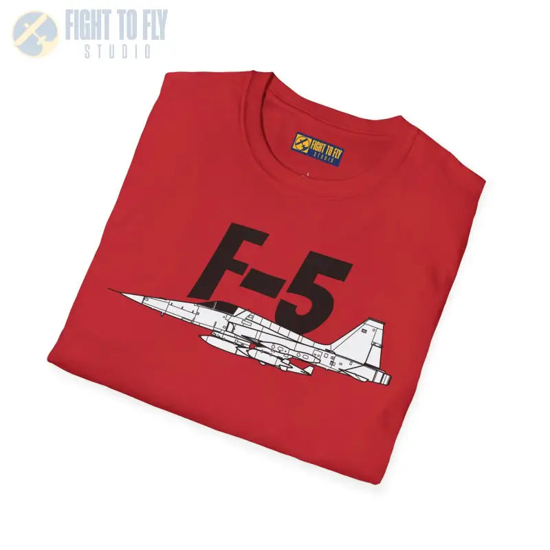 F-5 Tiger II Side Profile T-Shirt - Pilot gifts - WWII warbird t-shirt