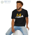 F-5 Tiger II Side Profile T-Shirt - Pilot gifts - WWII warbird t-shirt