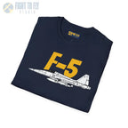 F-5 Tiger II Side Profile T-Shirt - Pilot gifts - WWII warbird t-shirt