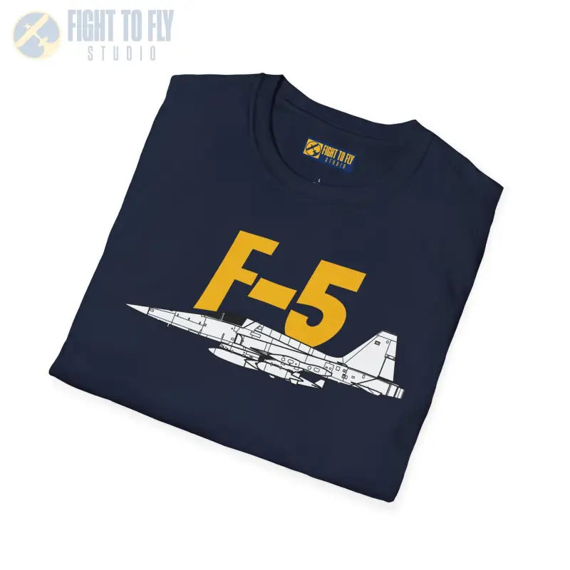 F-5 Side Profile T-Shirt – Light Jet Fighter Tee - Pilot gifts - WWII warbird t-shirt