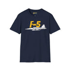 F-5 Tiger II Side Profile T-Shirt - Pilot gifts - WWII warbird t-shirt