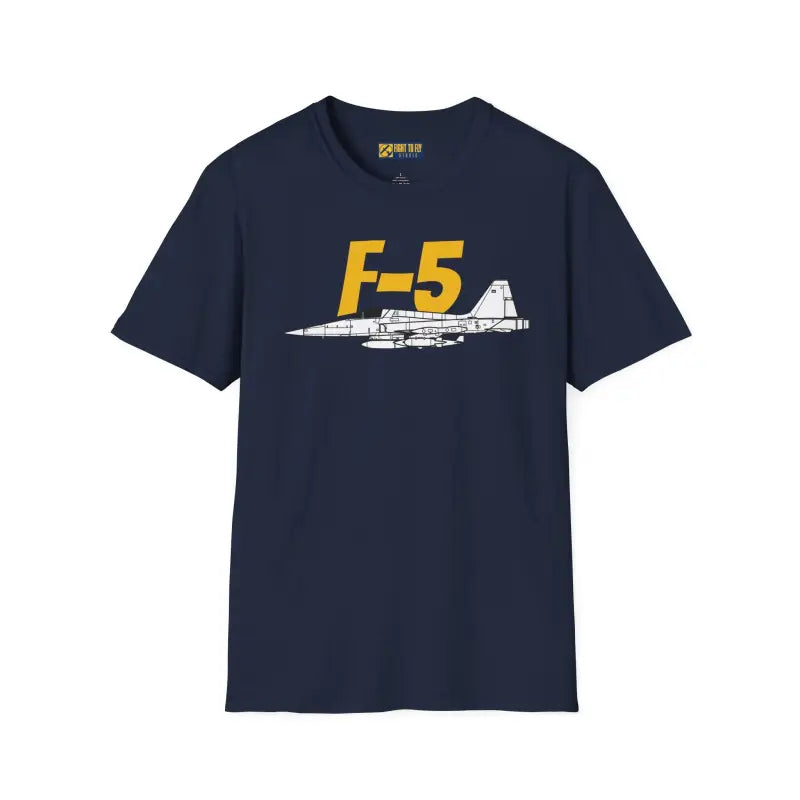 F-5 Side Profile T-Shirt – Light Jet Fighter Tee - Pilot gifts - WWII warbird t-shirt