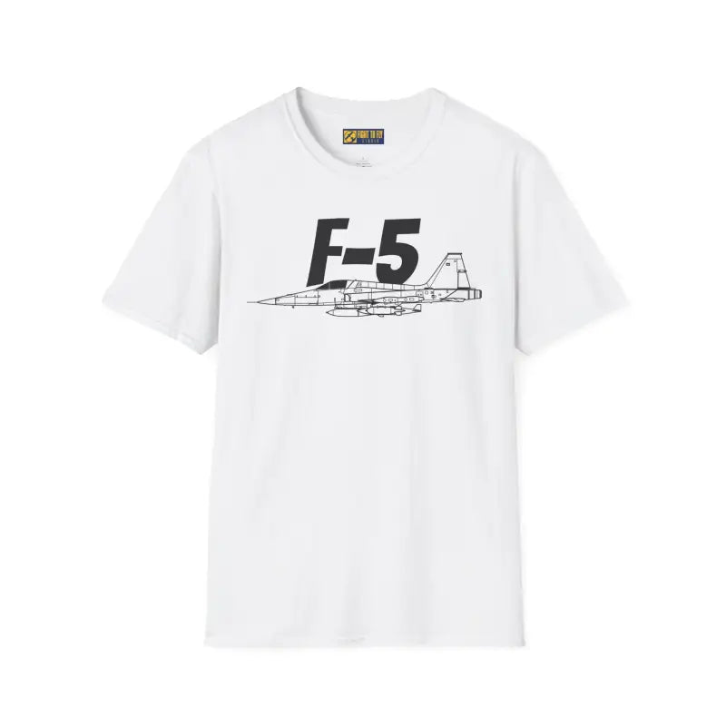 F-5 Side Profile T-Shirt – Light Jet Fighter Tee - Pilot gifts - WWII warbird t-shirt