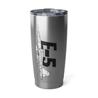 F-5 Tumbler – Lightweight Jet Fighter Profile Design - Mug - Pilot gifts - WWII warbird t-shirt