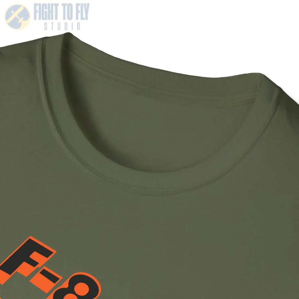 F-8 Crusader Comic Style T-Shirt - Pilot gifts - WWII warbird t-shirt