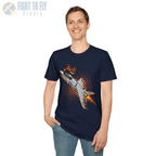 F-8 Crusader Comic Style T-Shirt - Pilot gifts - WWII warbird t-shirt