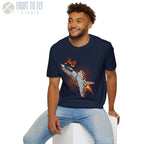 F-8 Crusader Comic Style T-Shirt - Pilot gifts - WWII warbird t-shirt