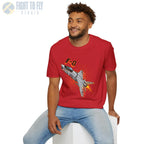 F-8 Crusader Comic Style T-Shirt - Pilot gifts - WWII warbird t-shirt