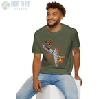 F-8 Crusader Comic Style T-Shirt - Pilot gifts - WWII warbird t-shirt