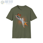 F-8 Crusader Comic Style T-Shirt - Pilot gifts - WWII warbird t-shirt