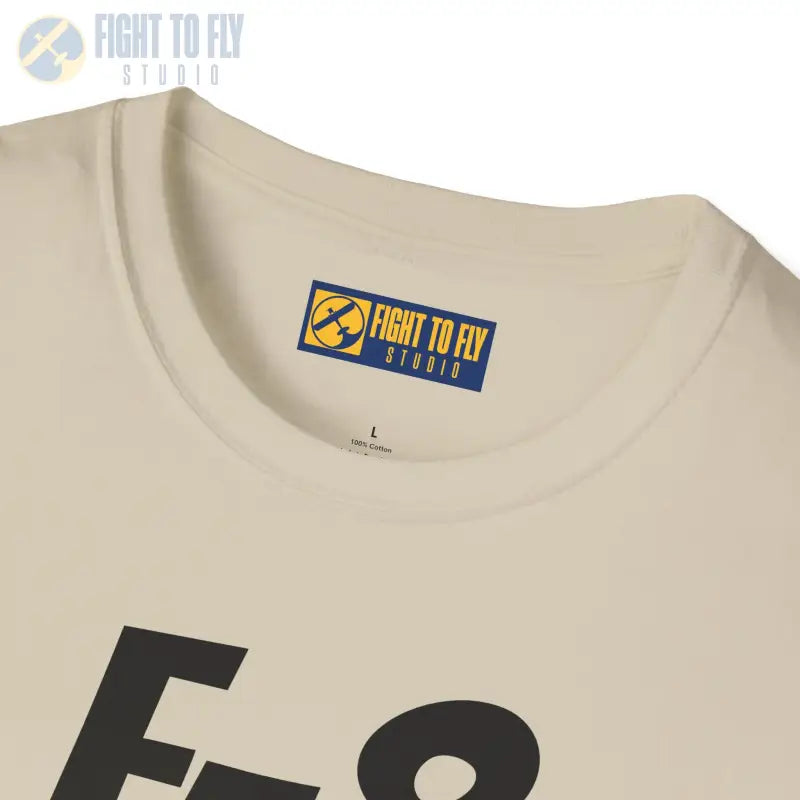 F-8 Side Profile T-Shirt – Last Gunfighter Navy Jet Tee - Pilot gifts - WWII warbird t-shirt