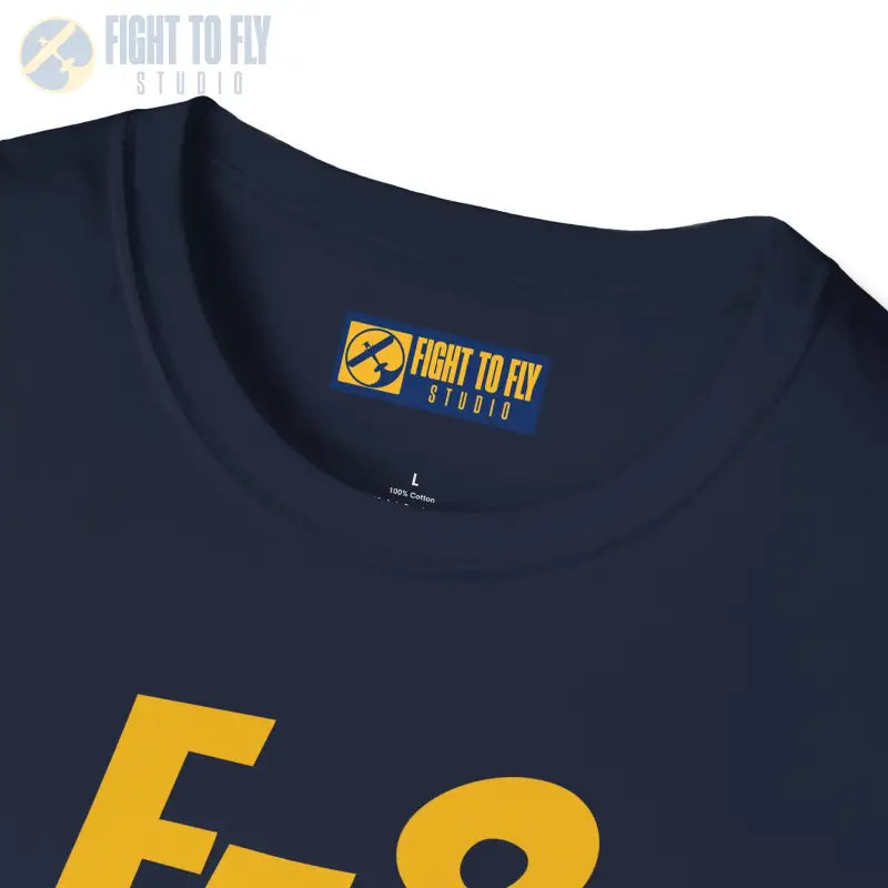 F-8 Side Profile T-Shirt – Last Gunfighter Navy Jet Tee - Pilot gifts - WWII warbird t-shirt