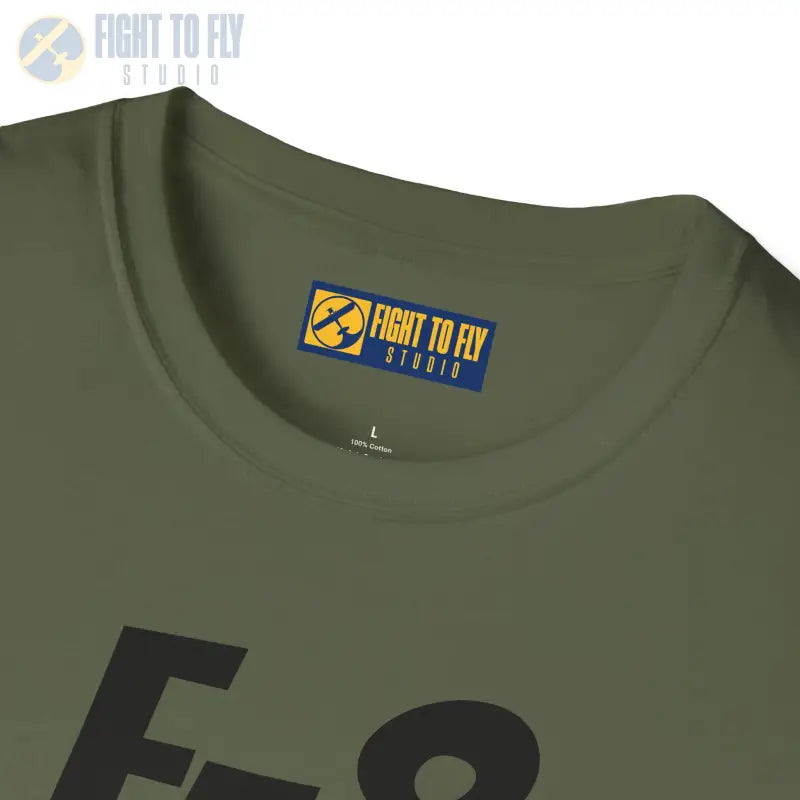 F-8 Crusader Side Profile T-Shirt - Pilot gifts - WWII warbird t-shirt