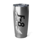 F-8 Tumbler – Supersonic Navy Fighter Profile Design - Mug - Pilot gifts - WWII warbird t-shirt