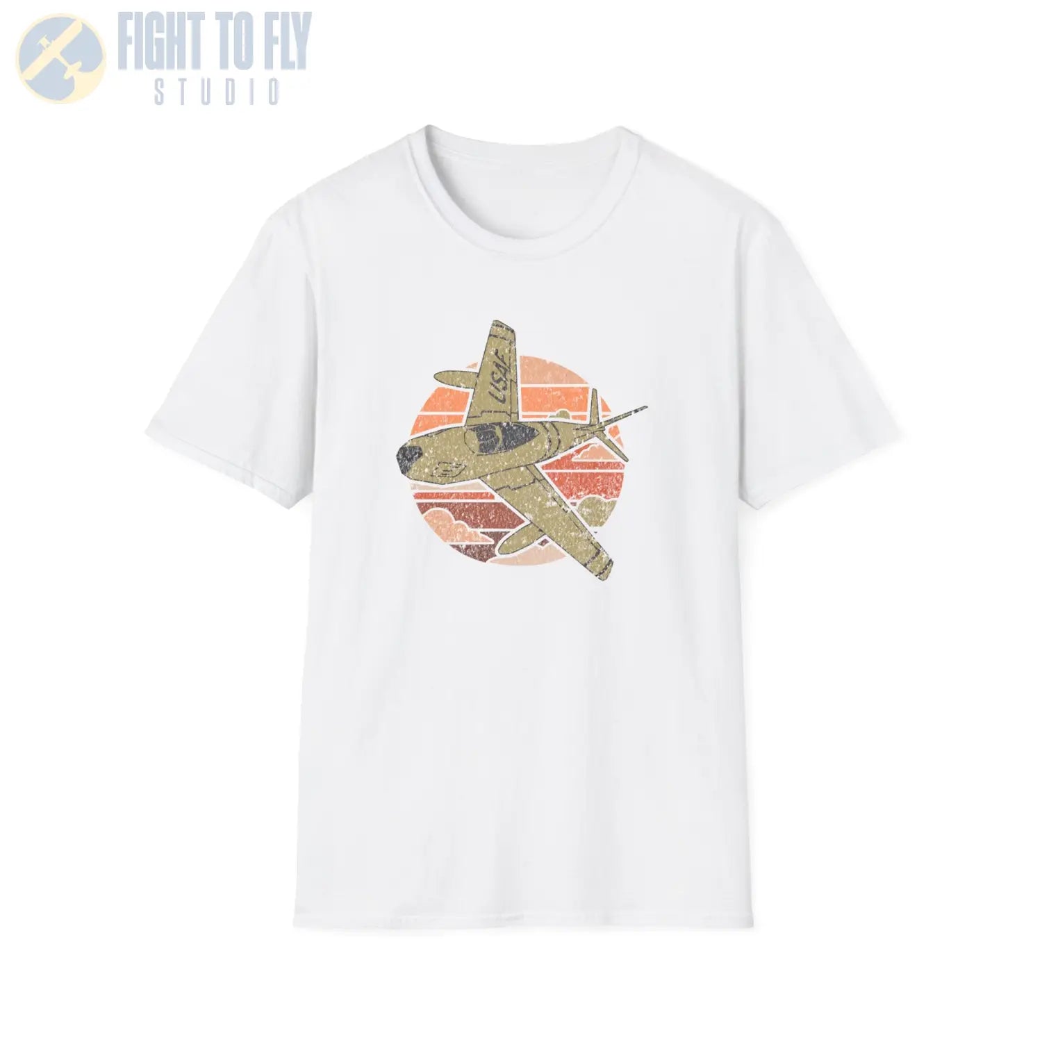 F-86 Sabre Retro T-Shirt - Pilot gifts - WWII warbird t-shirt