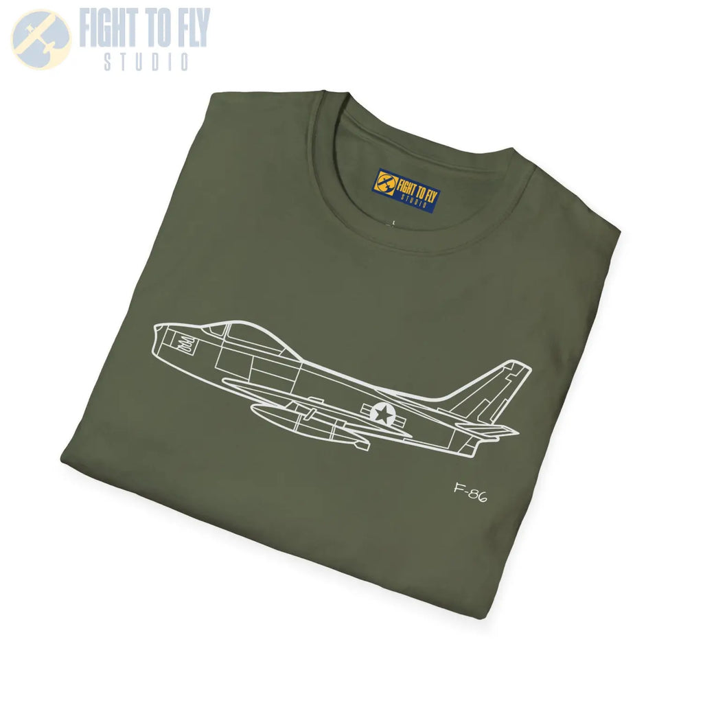 F-86 Sabre T-Shirt - Pilot gifts - WWII warbird t-shirt