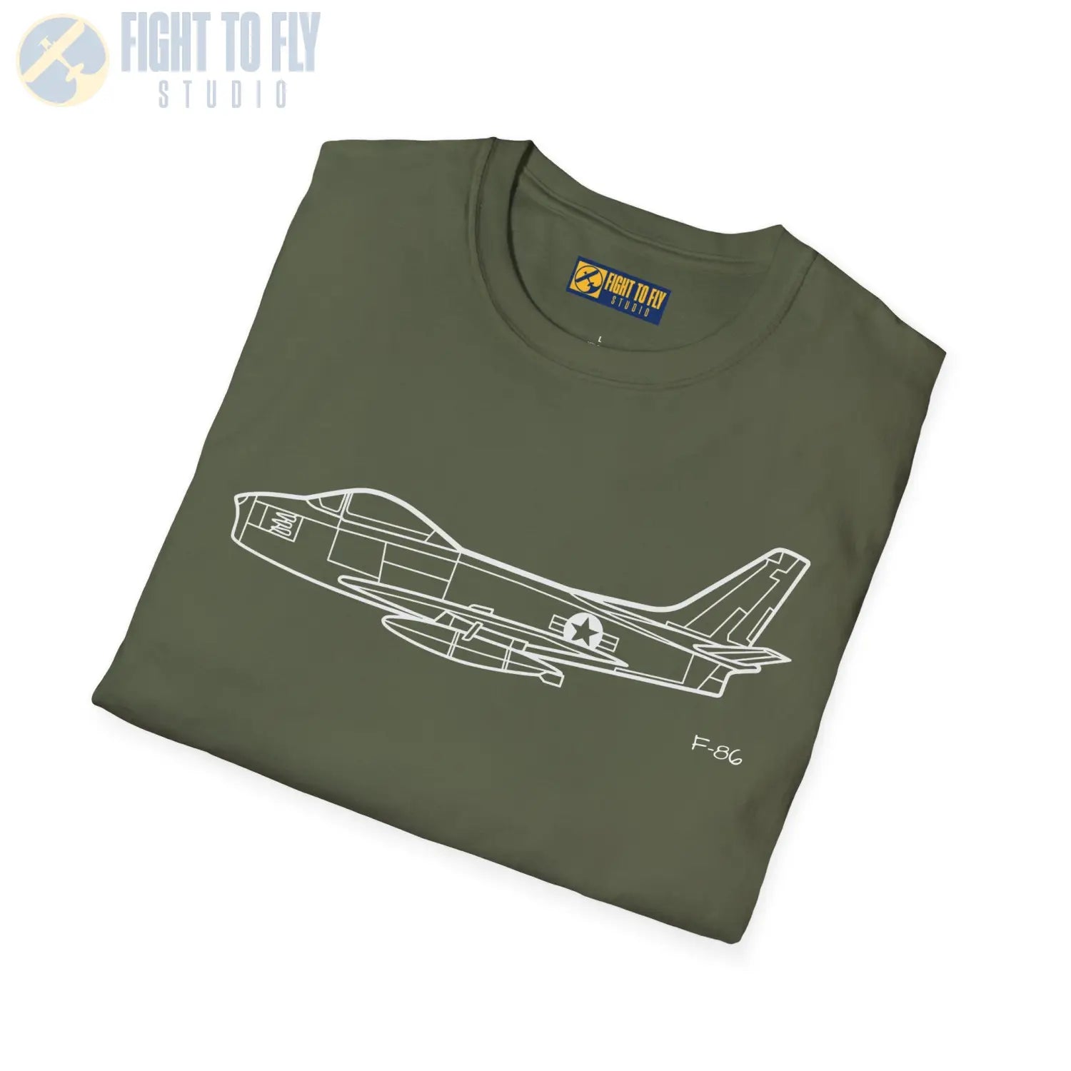 F-86 Sabre T-Shirt - Pilot gifts - WWII warbird t-shirt
