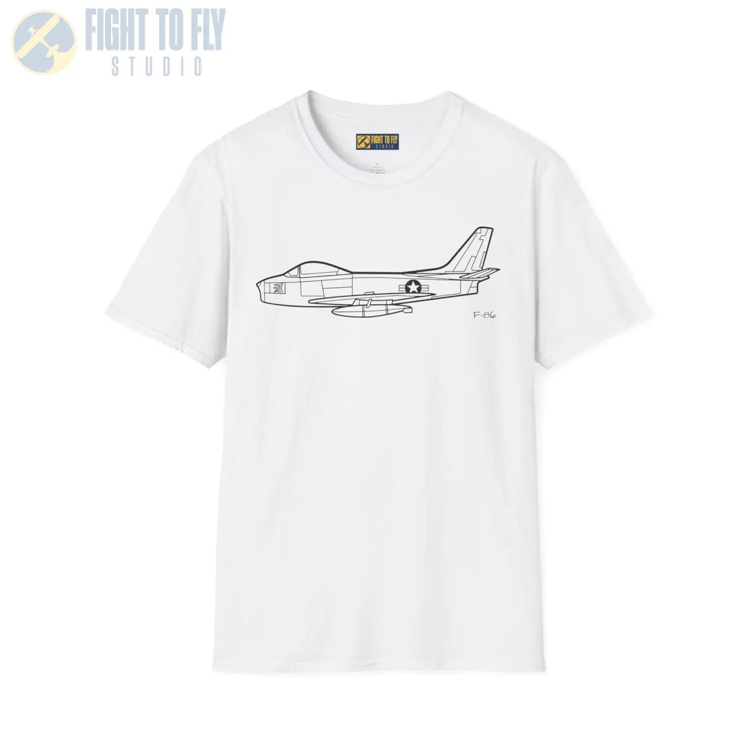 F-86 Sabre T-Shirt - Pilot gifts - WWII warbird t-shirt