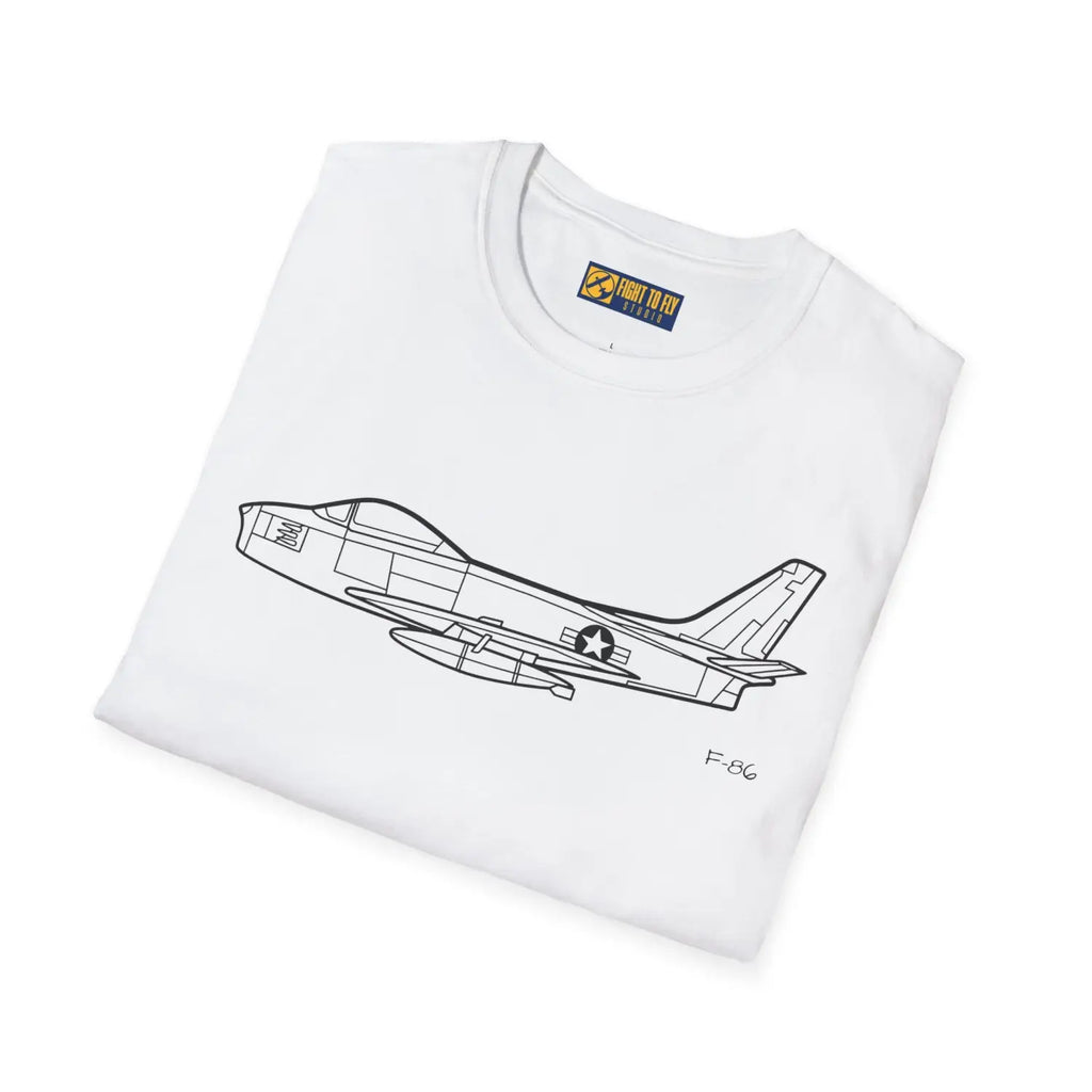 F-86 Sabre T-Shirt - Pilot gifts - WWII warbird t-shirt